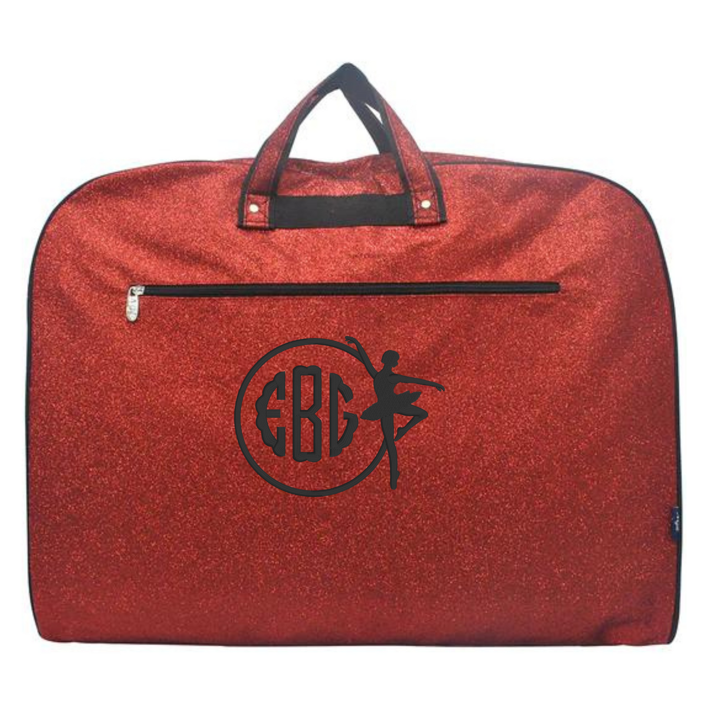 Personalized Glitter Garment Bag – Dancer & Cheerleader Travel