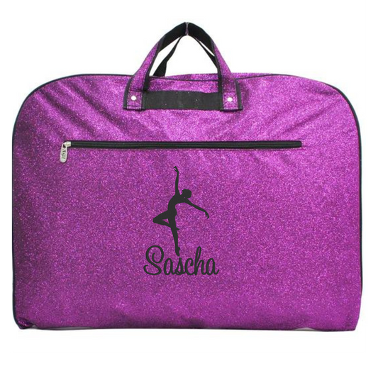 Personalized Glitter Dancer Bag – Custom Embroidered & Travel-Ready