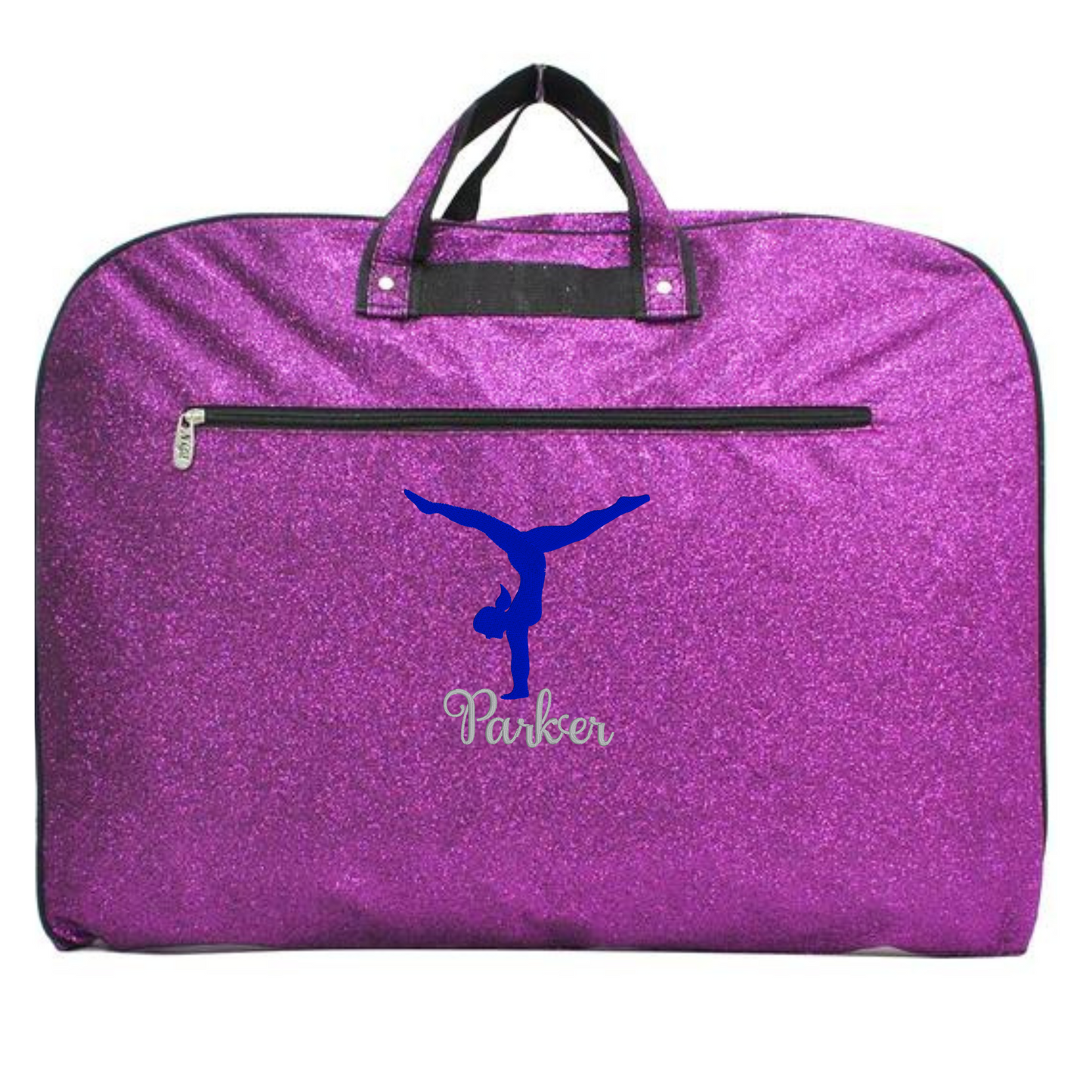 Personalized Glitter Gymnast Bag – Handstand & Name Embroidery