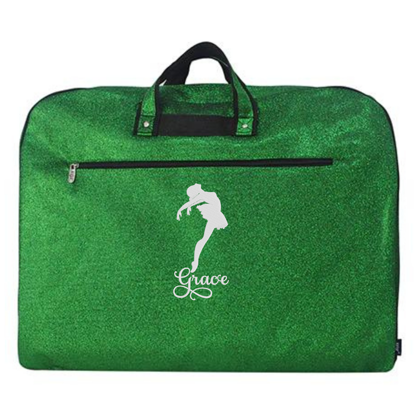 Personalized Glitter Ballet Bag – Custom Embroidered Dancer & Travel