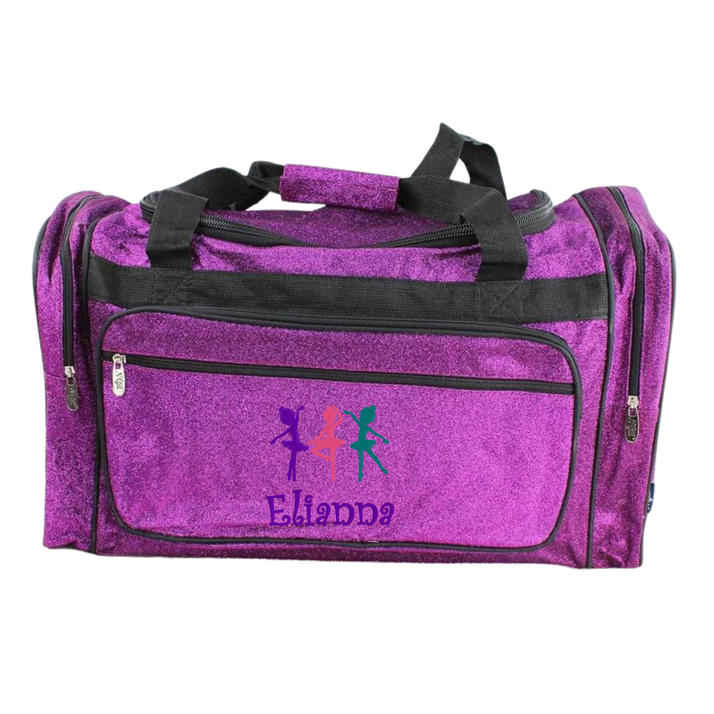 Personalized Glitter Dance Bag – Tiny Dancers & Travel