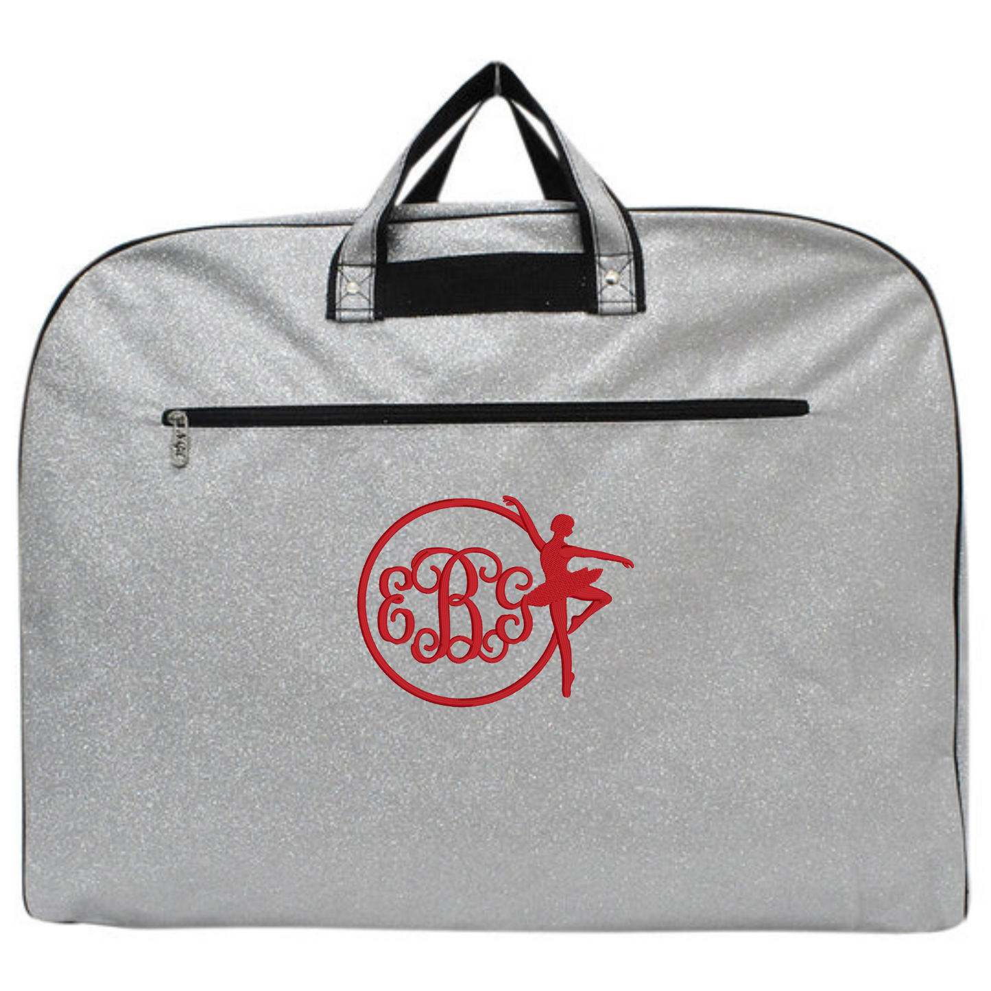 Personalized Glitter Garment Bag – Dancer & Cheerleader Travel