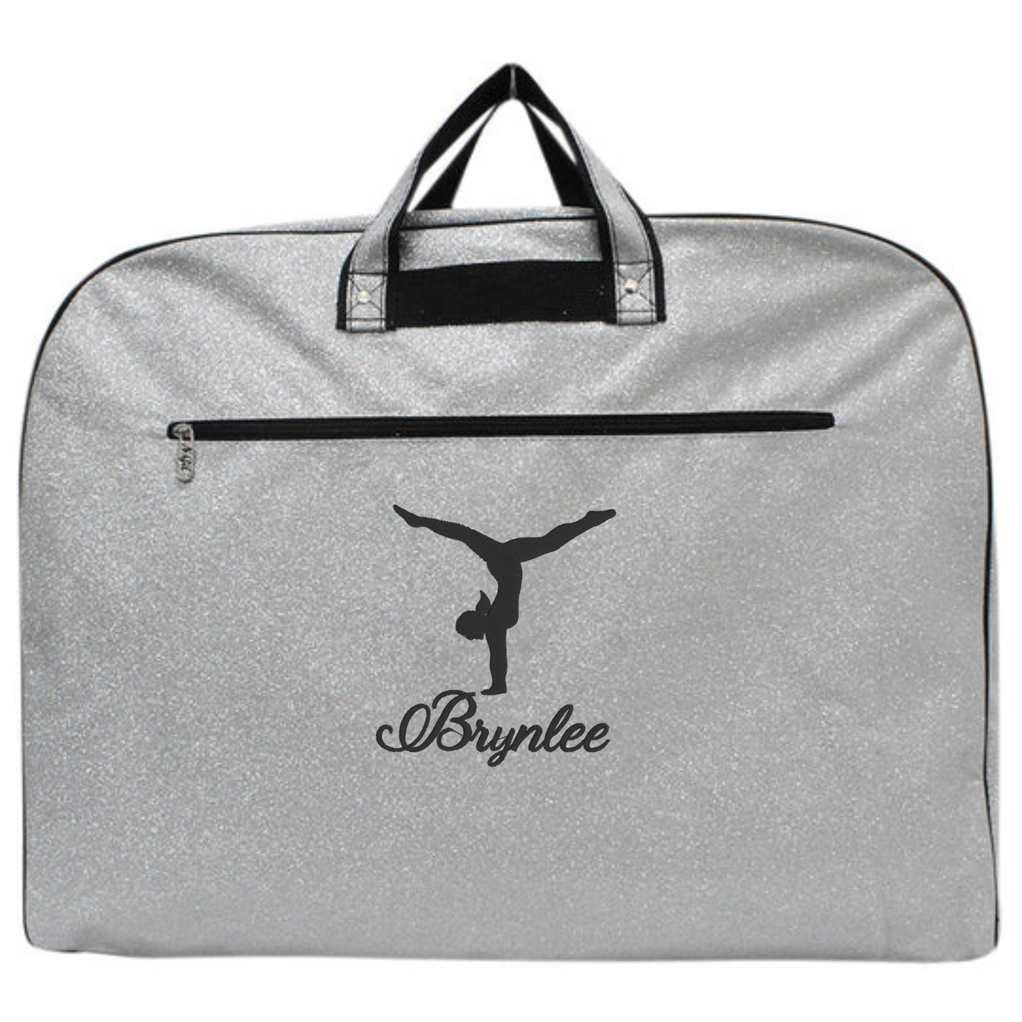 Personalized Glitter Gymnast Bag – Handstand & Name Embroidery