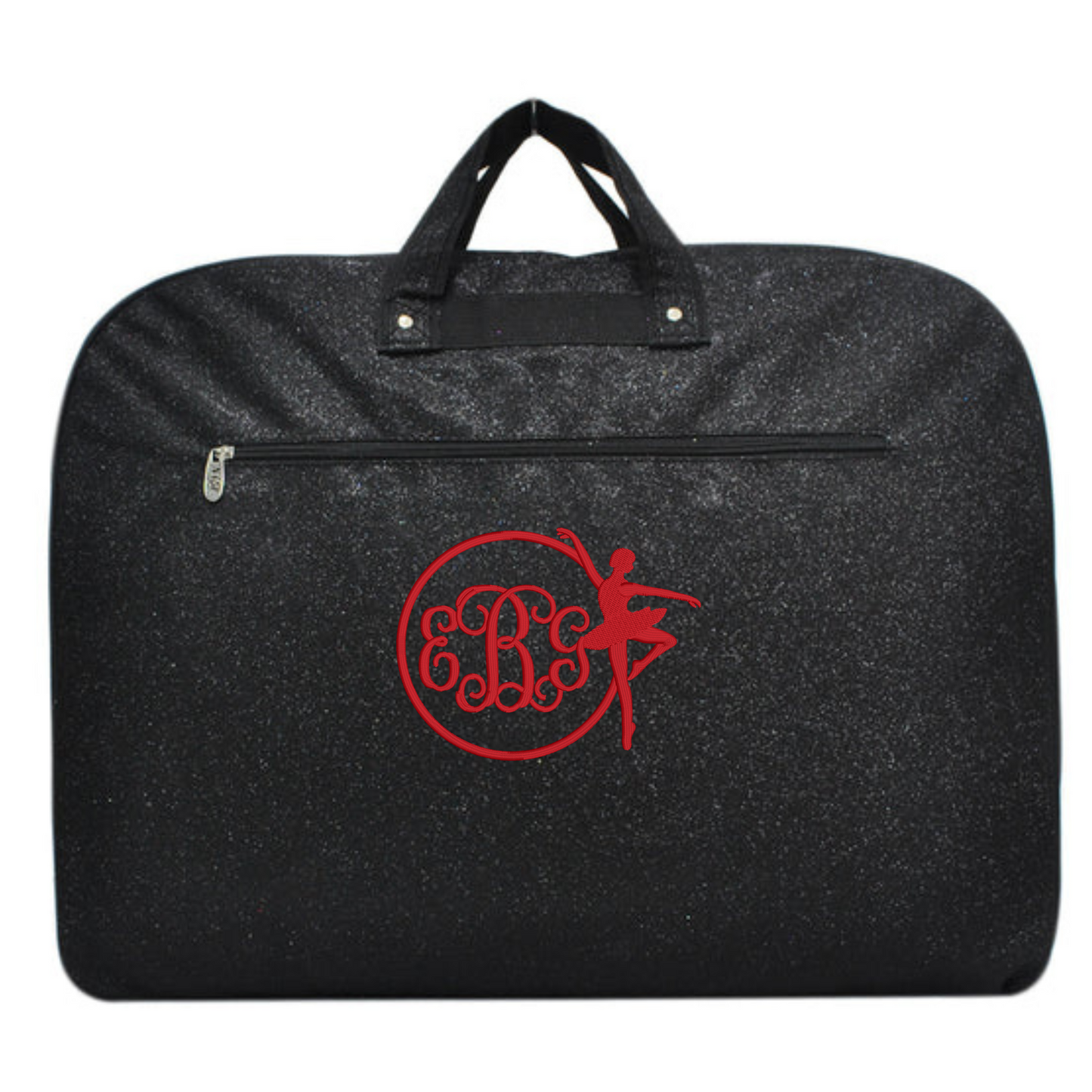 Personalized Glitter Garment Bag – Dancer & Cheerleader Travel