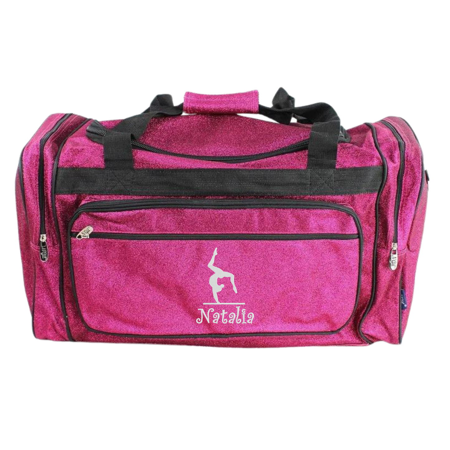 Personalized Glitter Gymnast Bag – Handstand & Travel