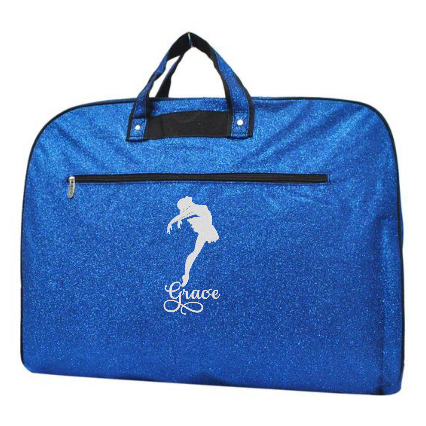Personalized Glitter Ballet Bag – Custom Embroidered Dancer & Travel