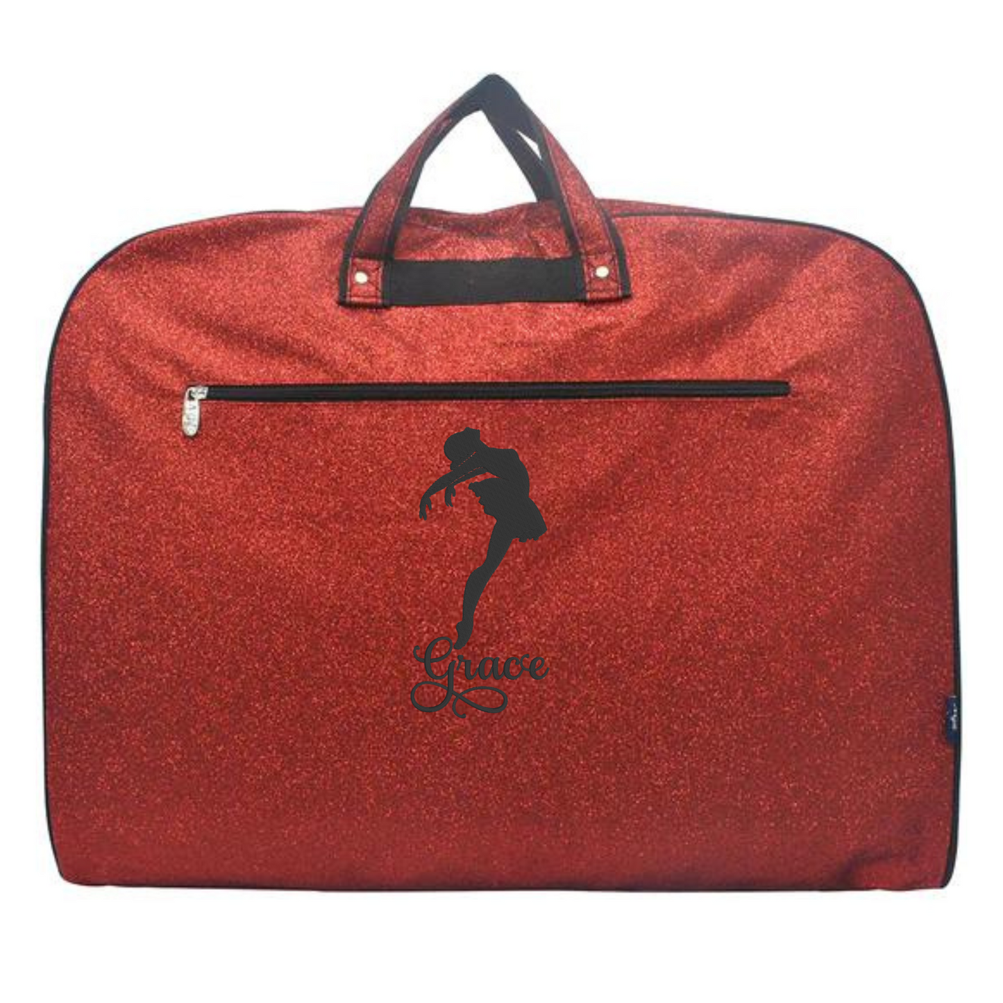 Personalized Glitter Ballet Bag – Custom Embroidered Dancer & Travel