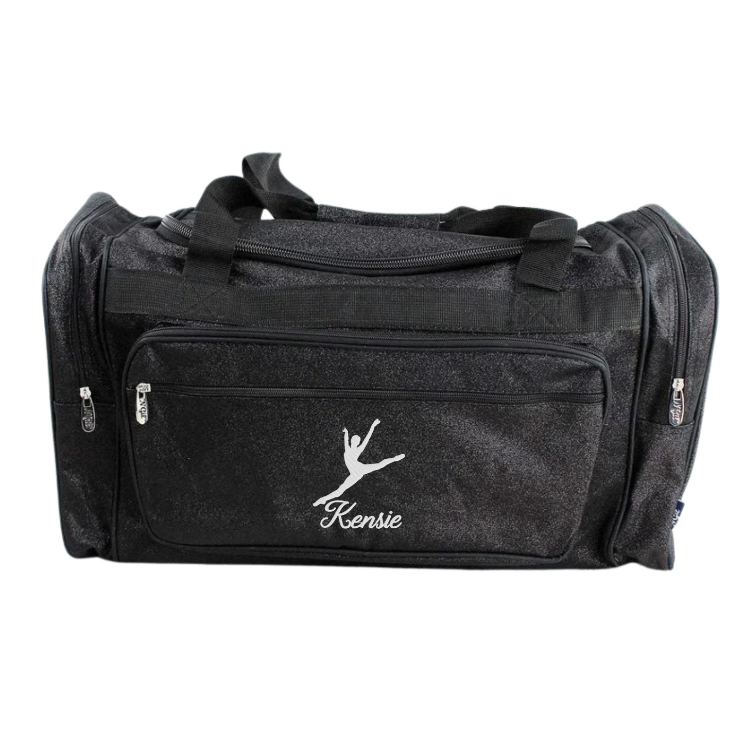 Personalized Glitter Duffle – Dynamic Dancer & Cheer Travel Bag