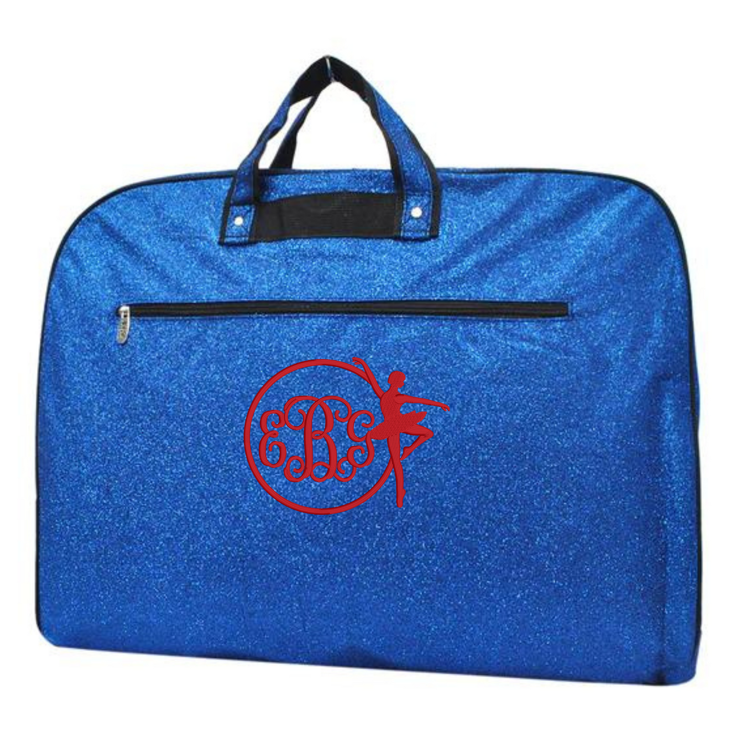 Personalized Glitter Garment Bag – Dancer & Cheerleader Travel