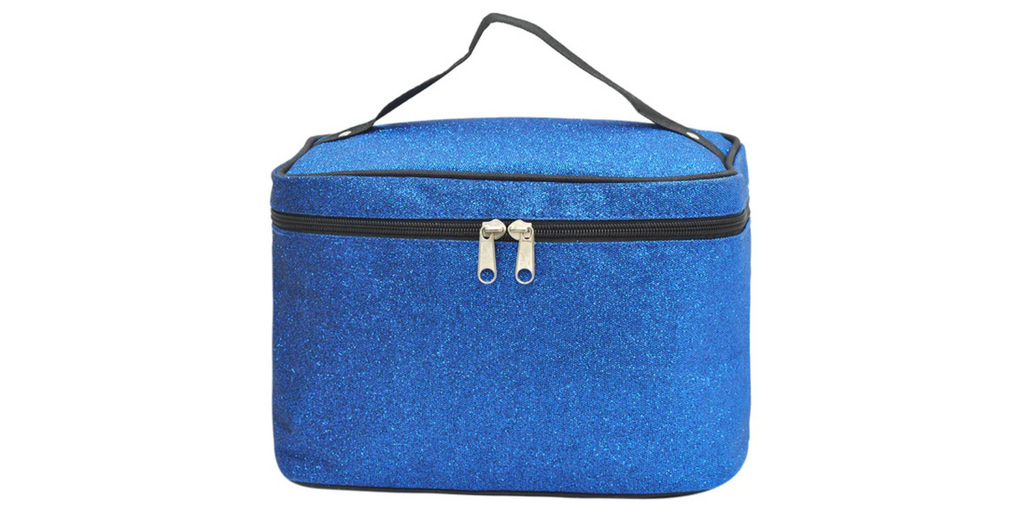 Black Glitter Makeup Bag, Stylish and Sparkly Storage Solution
