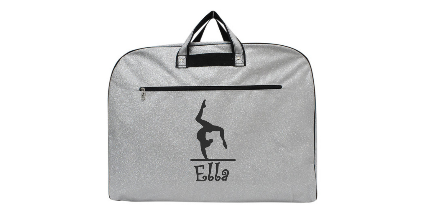 Glitter Gymnastics Uniform Bag, Personalized & Stylish