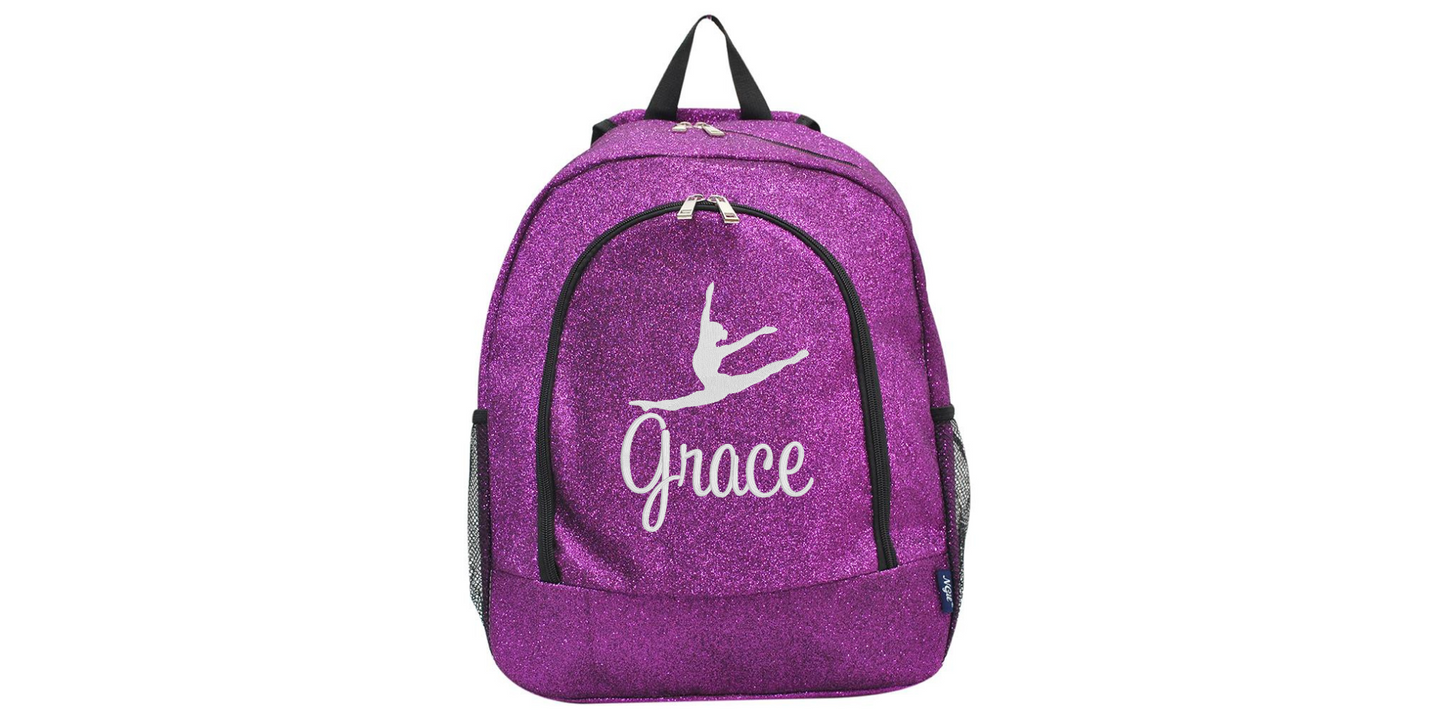 Sparkling Green Dance Backpack, Dance with Style and Flair!