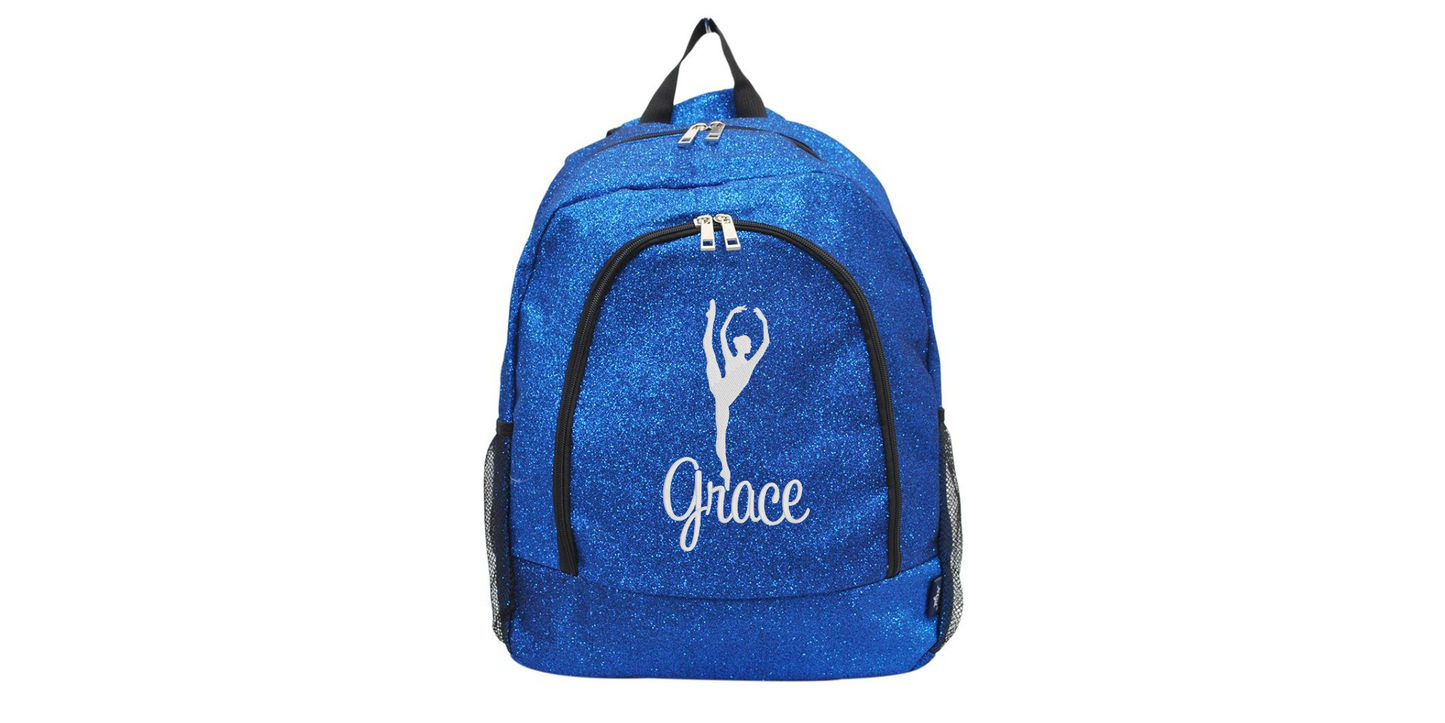 Green Glitter Dance Backpack, Sparkle with Every Step You Take!