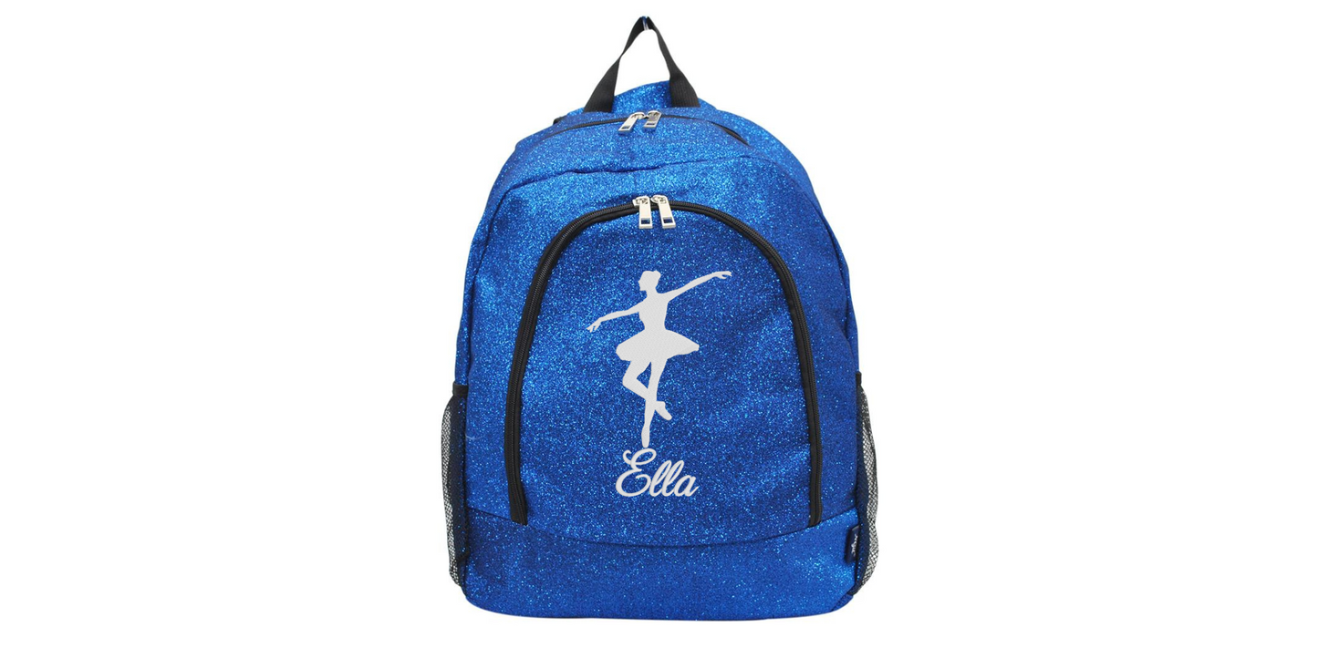 Hot Pink Glitter Dance Backpack, Shine in Style!