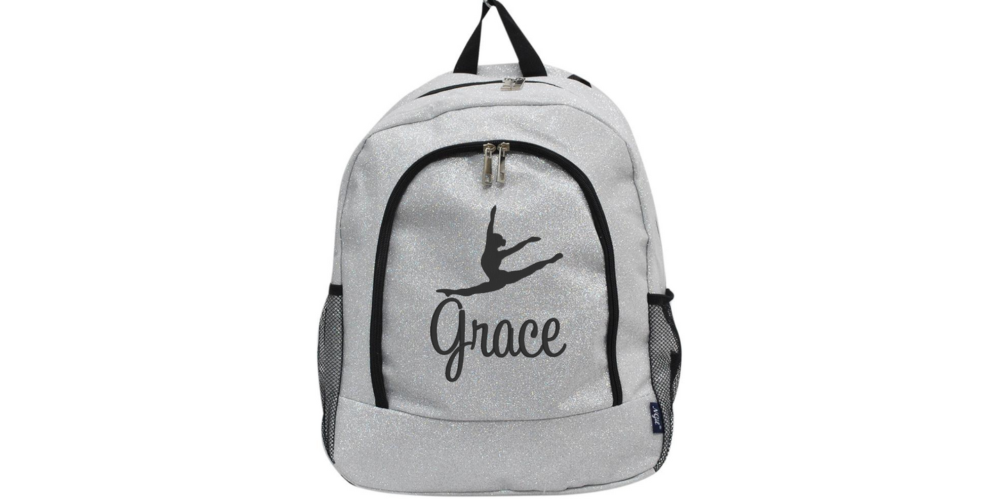 Sparkling Green Dance Backpack, Dance with Style and Flair!