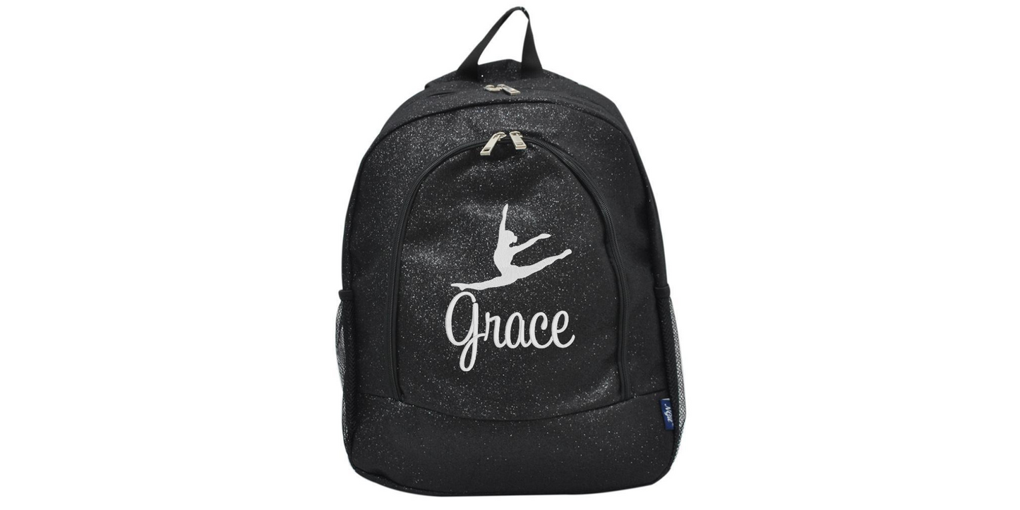 Sparkling Green Dance Backpack, Dance with Style and Flair!