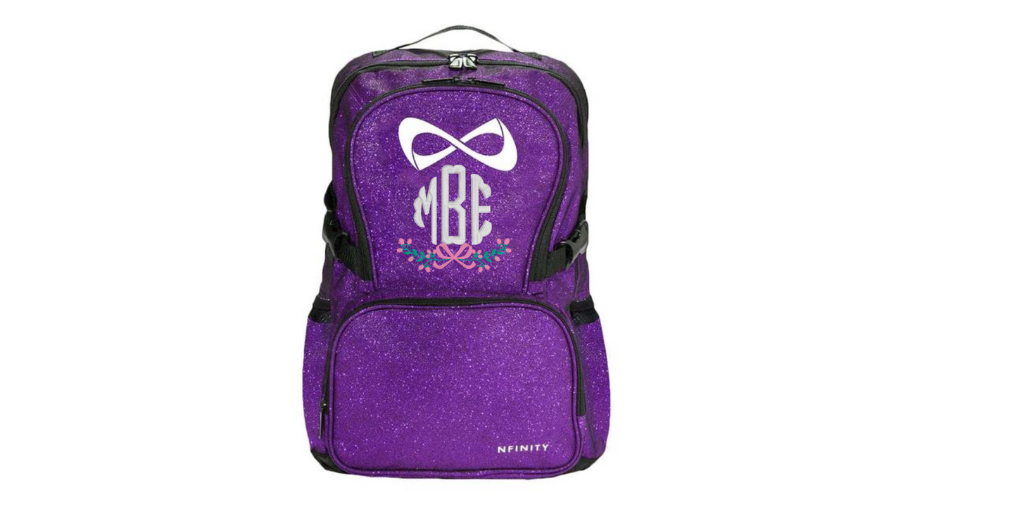 Personalized Glitter Backpack for Cheer, Dance, Sports, and School
