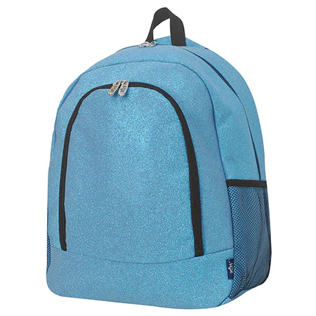 Personalized Monogrammed Glitter Backpack with Cheerleader Stunt Design
