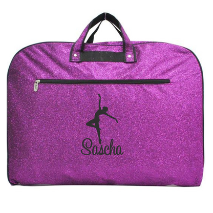 Personalized Glitter Dancer Bag – Custom Embroidered & Travel-Ready