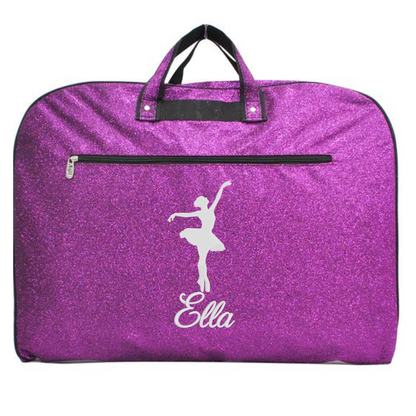 Personalized Glitter Garment Bag – Dancer & Cheerleader Style (Copy)