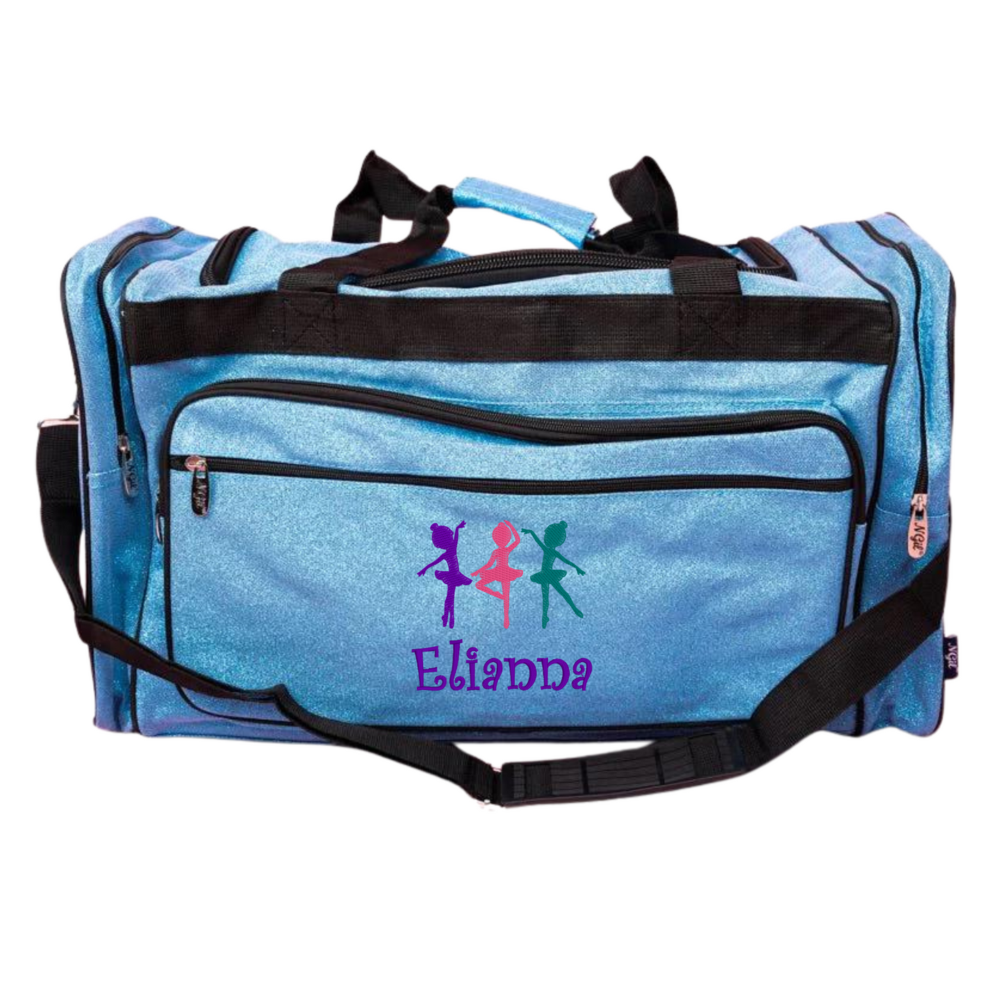 Personalized Glitter Dance Bag – Tiny Dancers & Travel