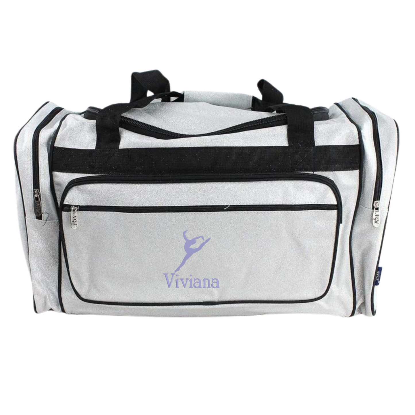 Personalized Glitter Duffel Bag – Dance & Cheer Travel