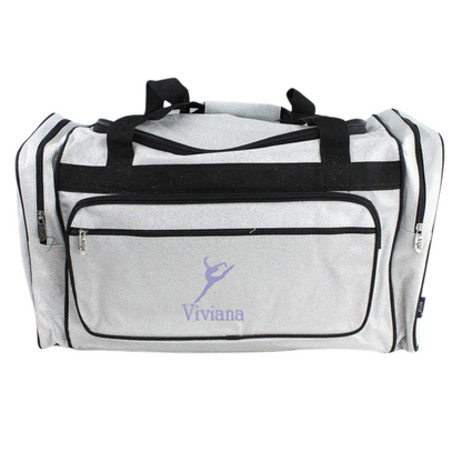 Personalized Glitter Duffel Bag – Dance & Cheer Travel