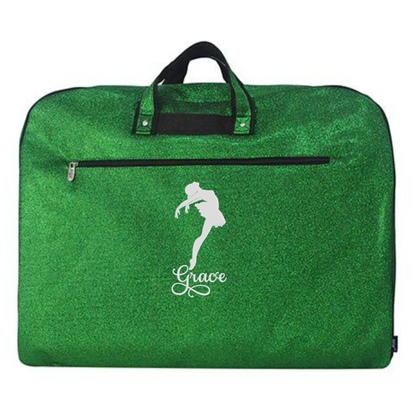 Personalized Glitter Ballet Bag – Custom Embroidered Dancer & Travel