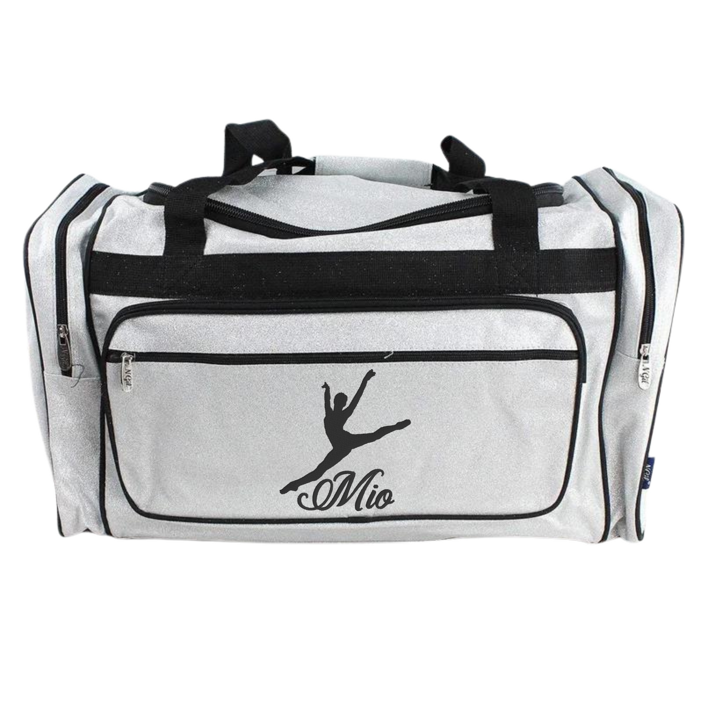 Personalized Glitter Duffle – Dynamic Dancer & Cheer Travel Bag