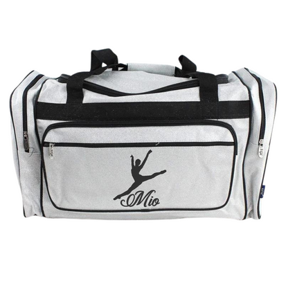 Personalized Glitter Duffle – Dynamic Dancer & Cheer Travel Bag