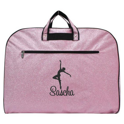 Personalized Glitter Dancer Bag – Custom Embroidered & Travel-Ready