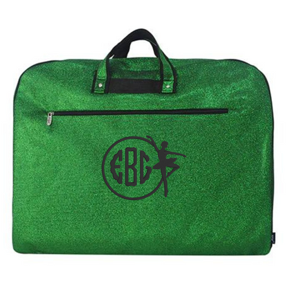 Personalized Glitter Garment Bag – Dancer & Cheerleader Travel