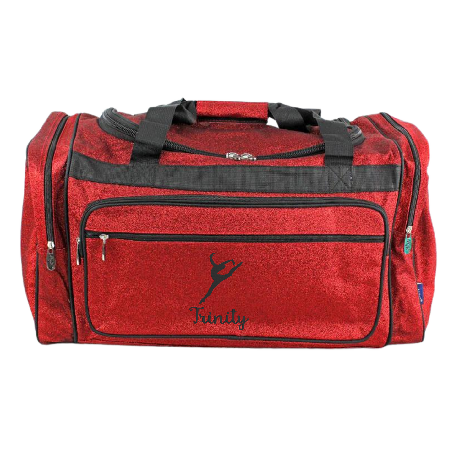 Personalized Glitter Duffel Bag – Dance & Cheer Travel