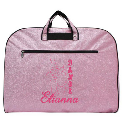 Personalized Glitter Garment Bag – Dance & Cheer Travel