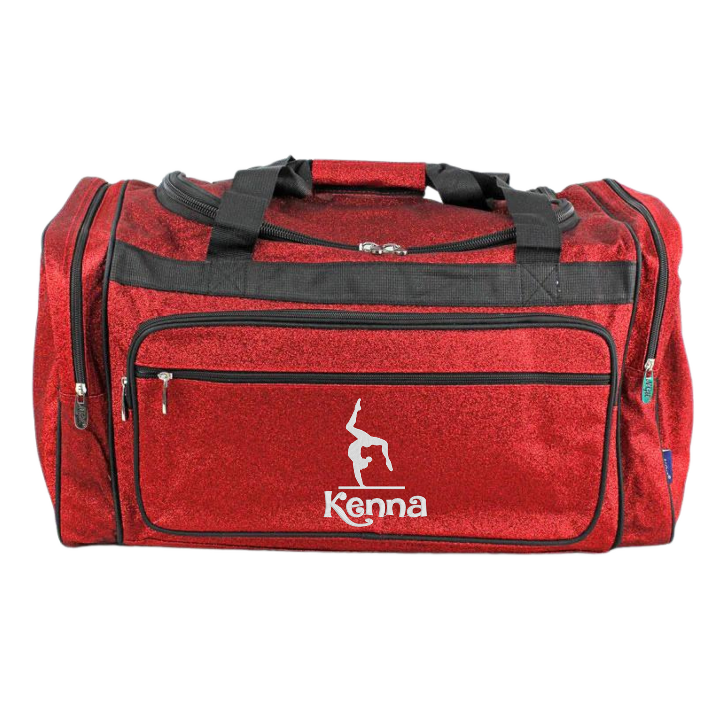 Personalized Glitter Gymnast Bag – Handstand & Travel