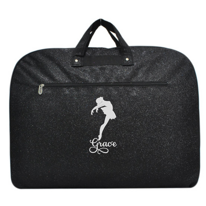 Personalized Glitter Ballet Bag – Custom Embroidered Dancer & Travel