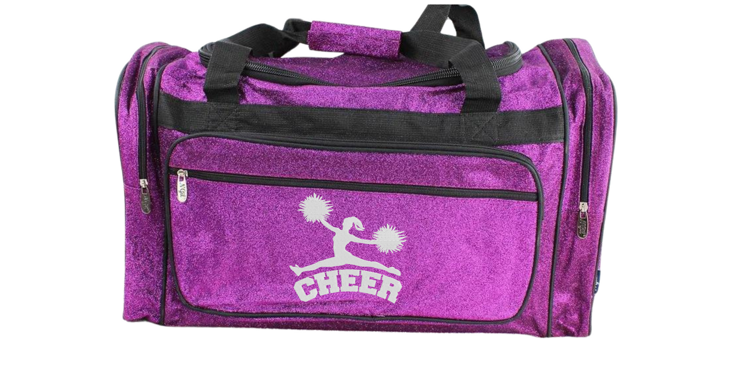 23-Inch Glitter Duffel Bag, The Perfect Dance Companion