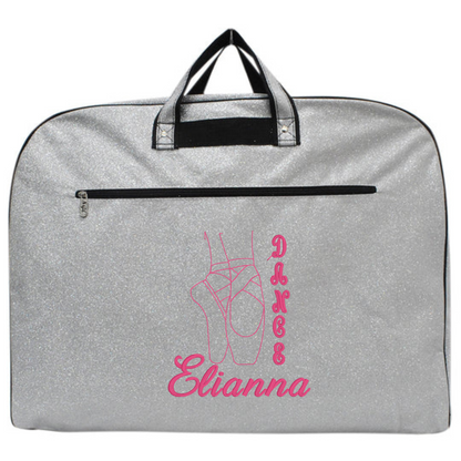 Personalized Glitter Garment Bag – Dance & Cheer Travel