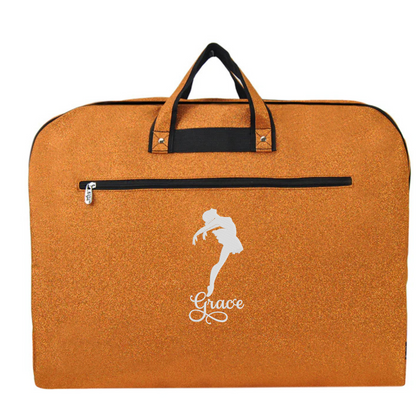 Personalized Glitter Ballet Bag – Custom Embroidered Dancer & Travel