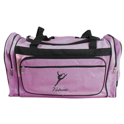 Personalized Glitter Duffel Bag – Dance & Cheer Travel