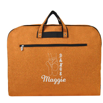 Personalized Glitter Garment Bag – Dance & Cheer Travel