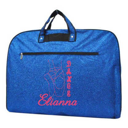 Personalized Glitter Garment Bag – Dance & Cheer Travel