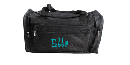 Personalized 23-Inch Glitter Monogrammed Duffel Bag, Stylish and Unique