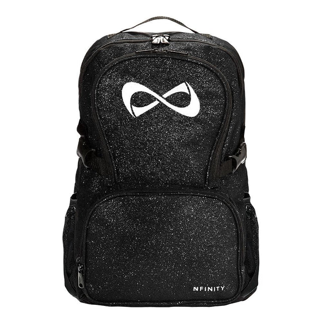 Personalized Red Glitter Cheer Backpack | Custom Nfinity Sparkle Backpack for Cheerleaders