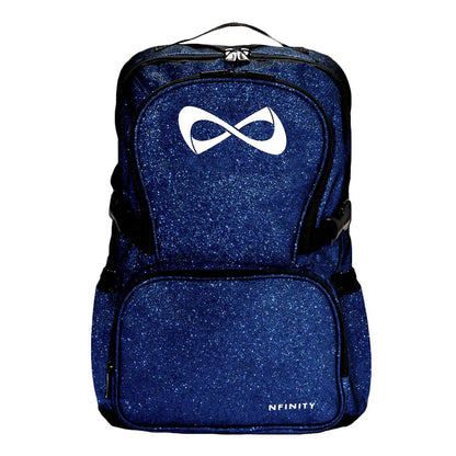 Personalized Red Glitter Cheer Backpack | Custom Nfinity Sparkle Backpack for Cheerleaders