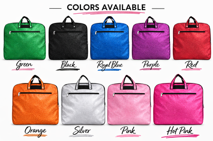 Personalized Glitter Dance Garment Bag – Custom Dancer Costume Travel Bag