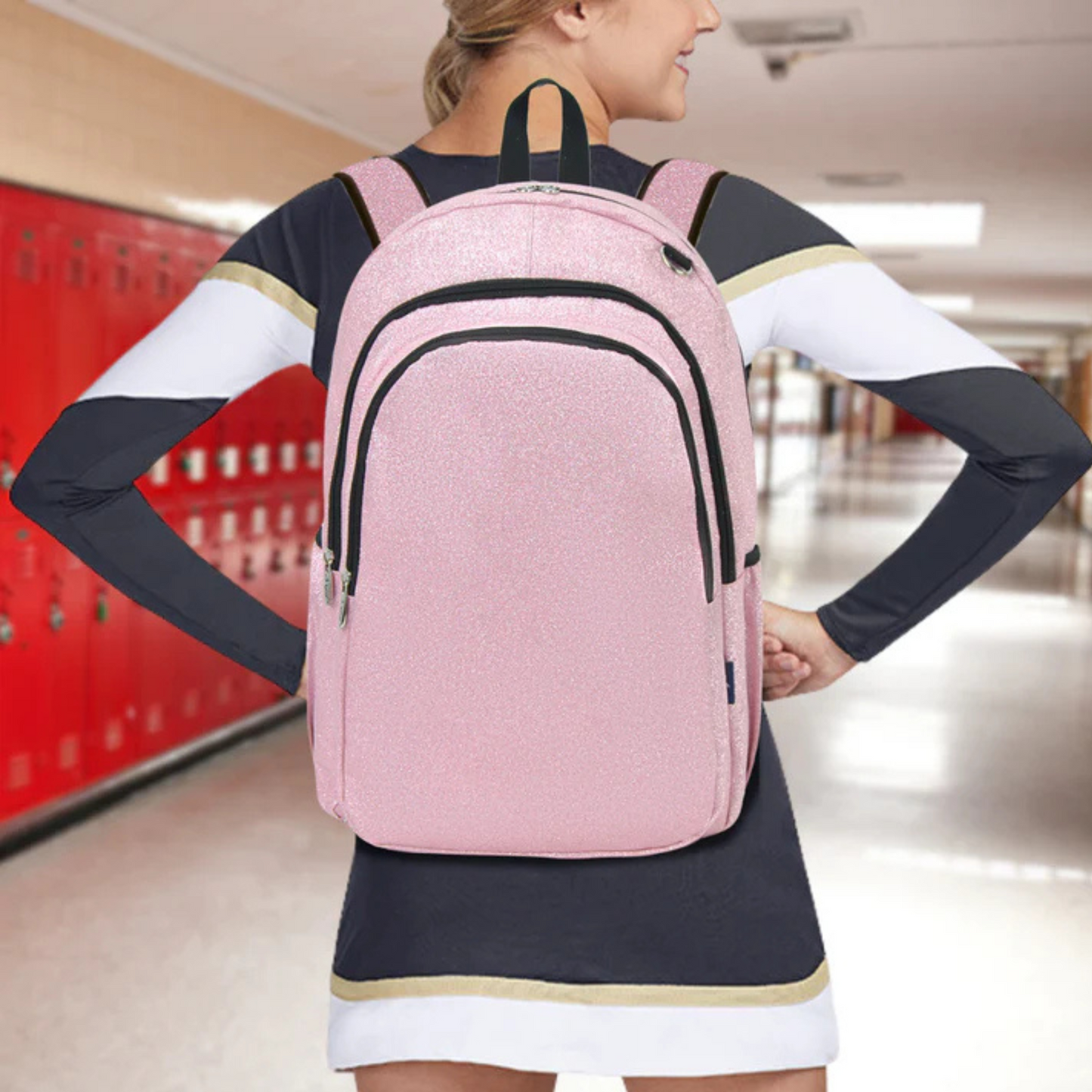 Shimmering Glitter Backpack - Ideal for Gymnasts