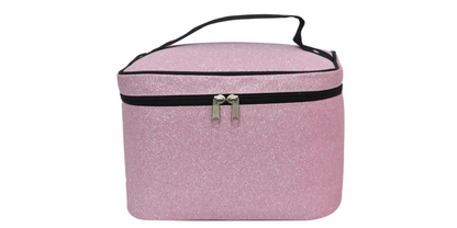 Black Glitter Makeup Bag, Stylish and Sparkly Storage Solution