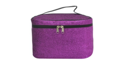 Black Glitter Makeup Bag, Stylish and Sparkly Storage Solution
