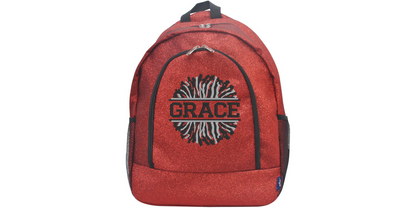 Fabulous Hot Pink Glitter Cheerleader Backpack, Sparkle with Every Cheer!